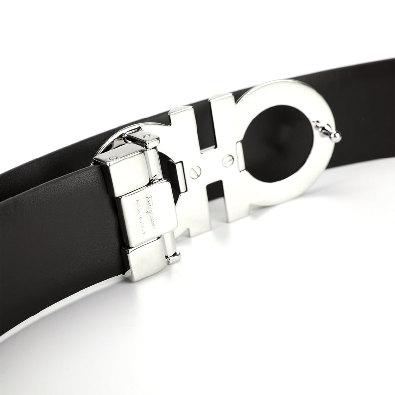 Salvatore Ferragamo Reversible Gancini Buckle Leather Belt (Without Box) | Designer code: 694743 | Luxury Fashion Eshop | Lamode.com.hk