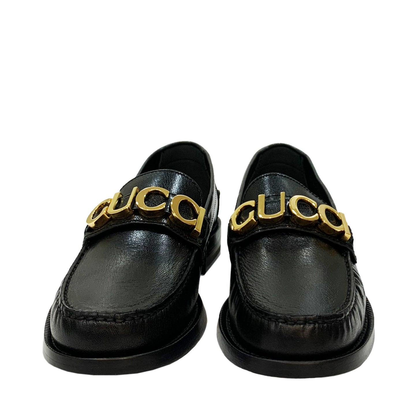 Gucci Logo Plaque Loafers | Designer code: 700036D3V00 | Luxury Fashion Eshop | Lamode.com.hk