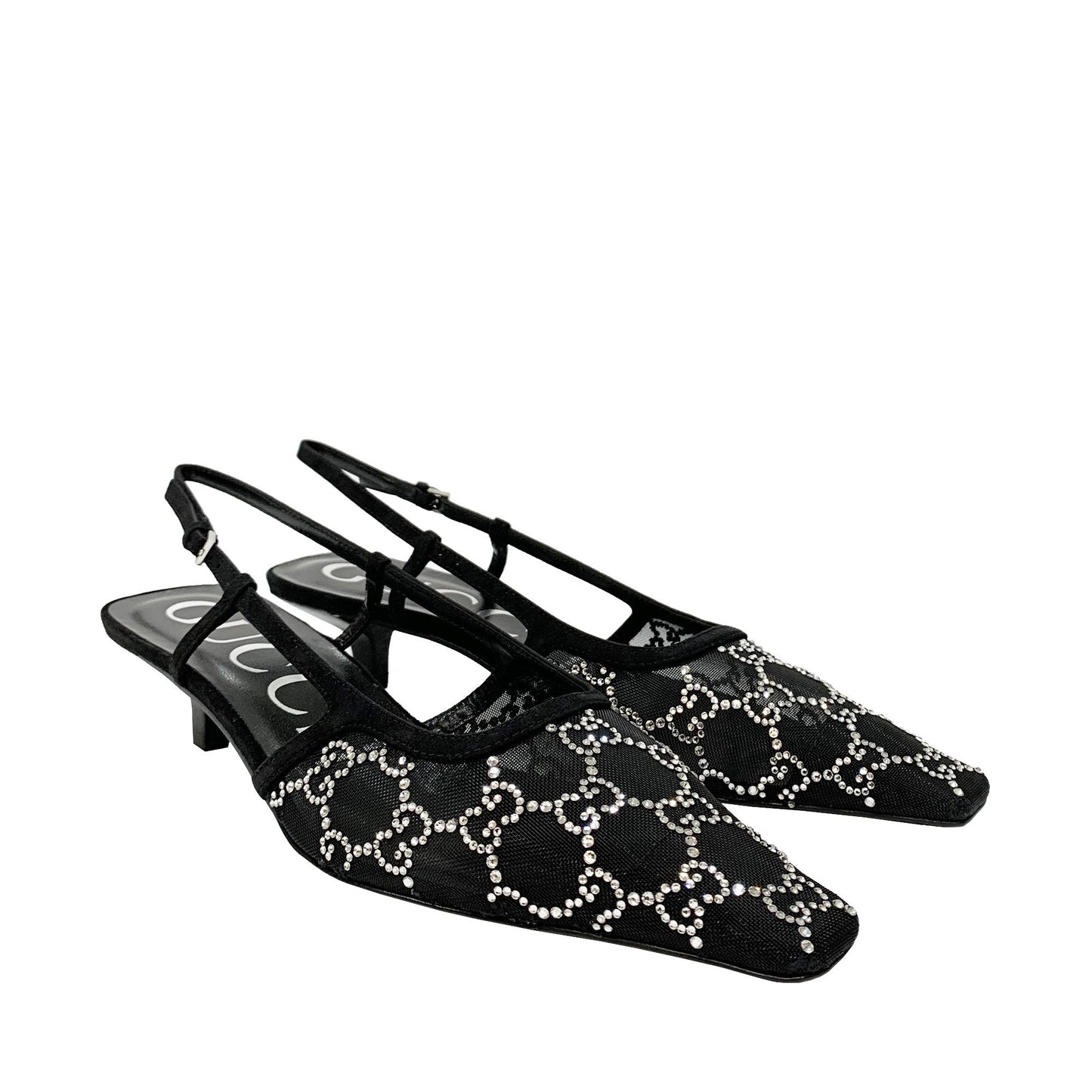 Gucci GG Slingback Pumps | Designer code: 675829F13A0 | Luxury Fashion Eshop | Lamode.com.hk