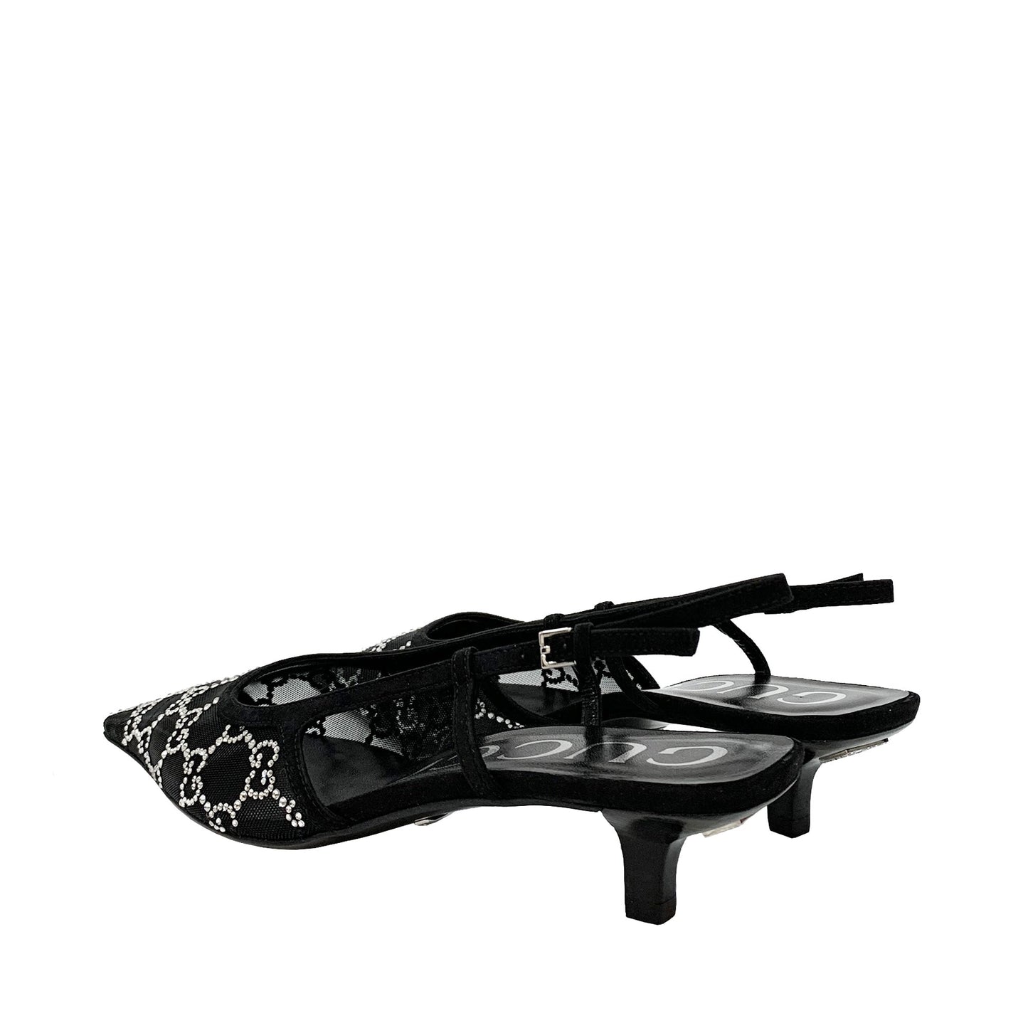 Gucci GG Slingback Pumps | Designer code: 675829F13A0 | Luxury Fashion Eshop | Lamode.com.hk