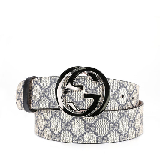 Gucci Supreme Double G Buckle Belt | Designer code: 411924KGDHN | Luxury Fashion Eshop | Lamode.com.hk