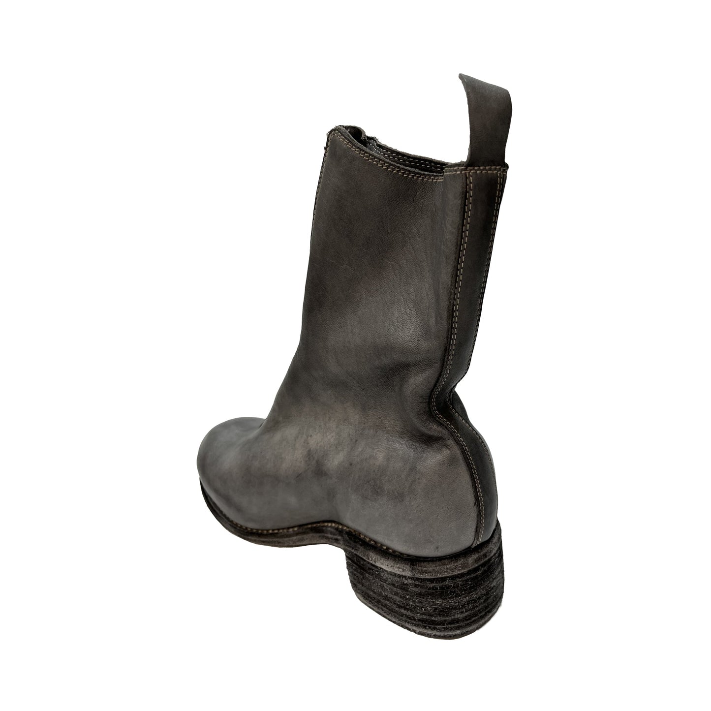 Guidi PL2 Leather Front Zip Ankle Boot | Designer code: PL2SHFG | Luxury Fashion Eshop | Lamode.com.hk