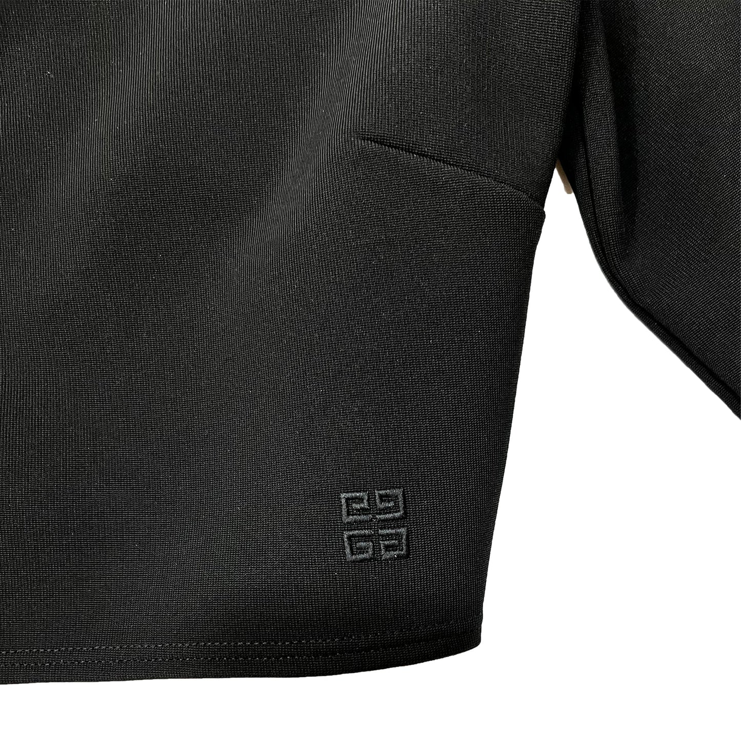 Givenchy Cropped Long Sleeve V Neck Top | Designer code: BW60X2301F | Luxury Fashion Eshop | Lamode.com.hk