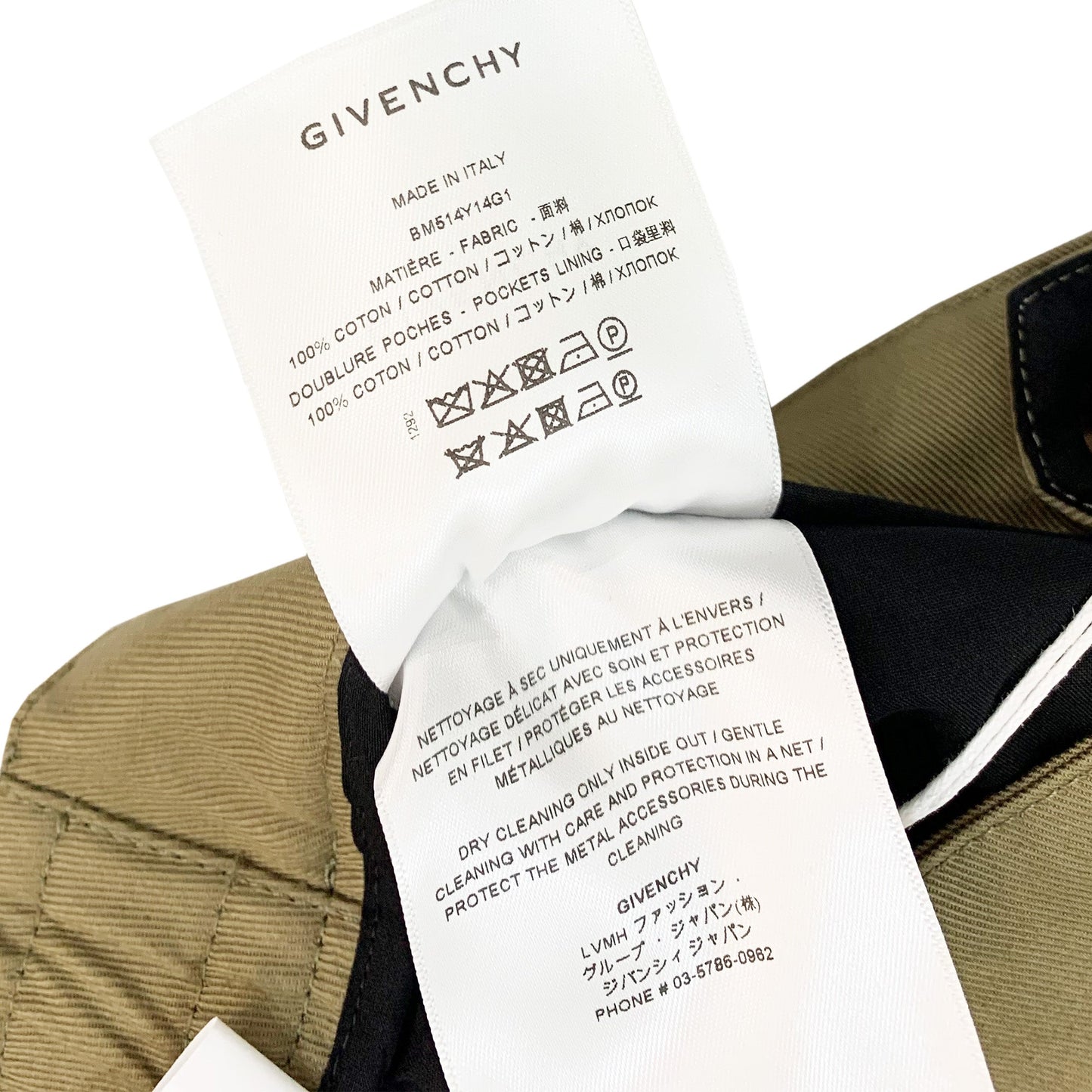 Givenchy Cargo Pants | Designer code: BM514Y14G1 | Luxury Fashion Eshop | Lamode.com.hk