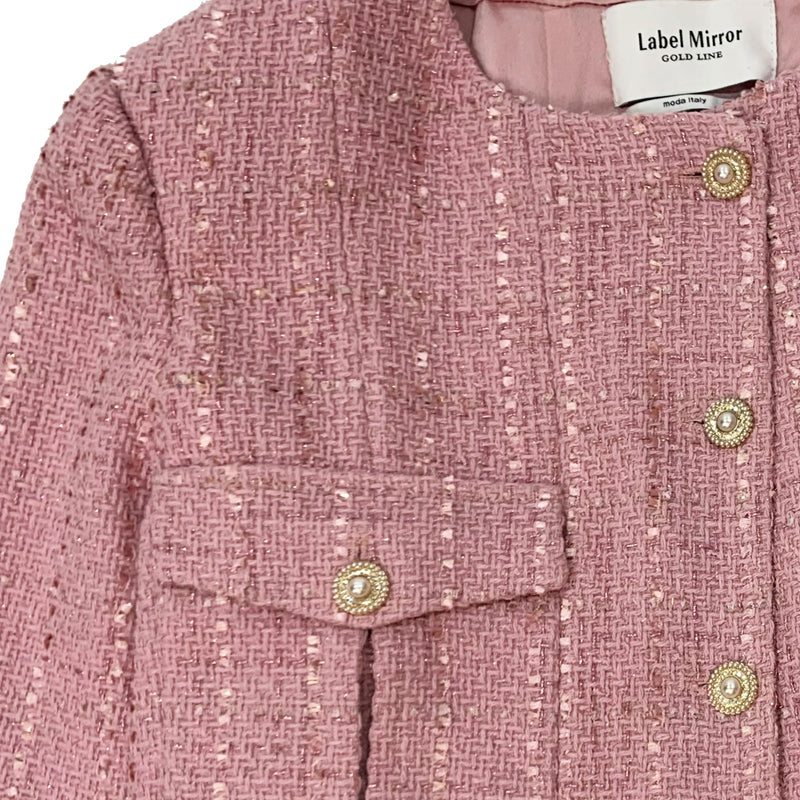 Label Mirror Four Pockets Tweed Jacket | Designer code: LM2022FW039 | Luxury Fashion Eshop | Lamode.com.hk