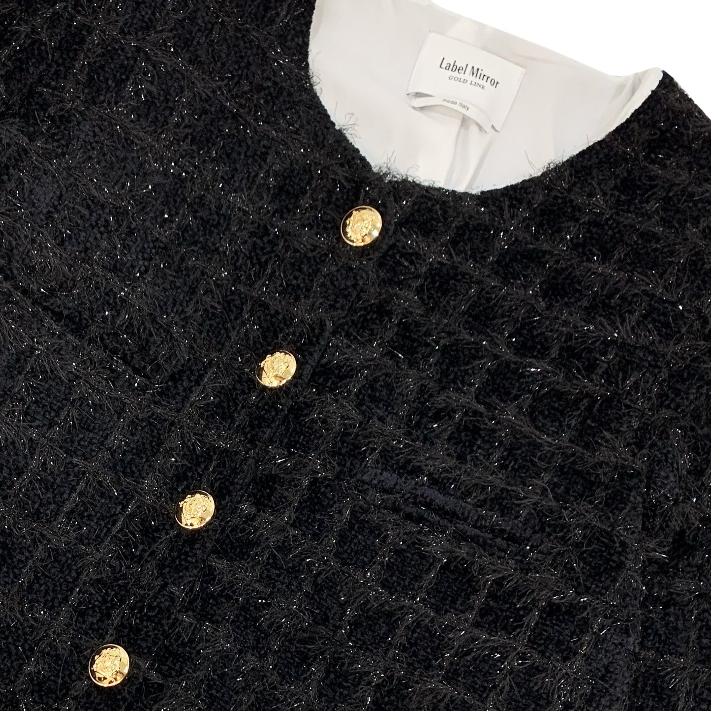 Label Mirror Tweed Jacket | Designer code: LM2022FW043 | Luxury Fashion Eshop | Lamode.com.hk