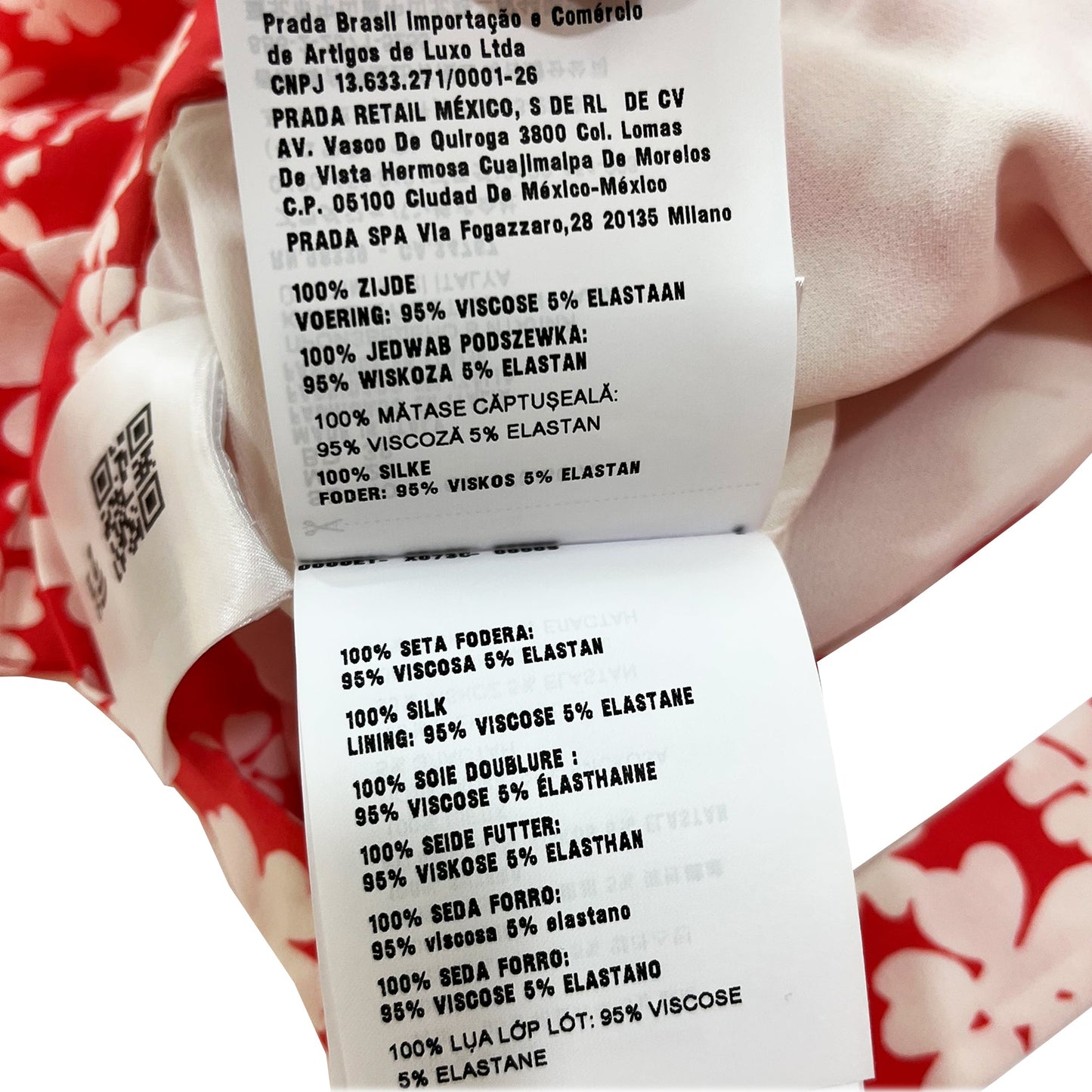 Miu Miu Marocain Floral Print Blouse | Designer code: MT173810MA | Luxury Fashion Eshop | Lamode.com.hk