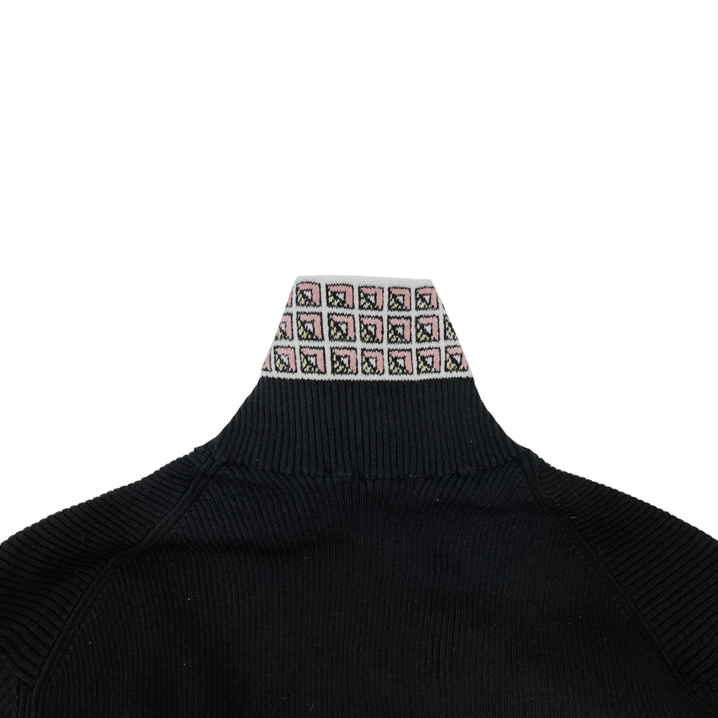 Prada Jacquard Motif Turtleneck Sweater | Designer code: UMR527S22211IS | Luxury Fashion Eshop | Lamode.com.hk