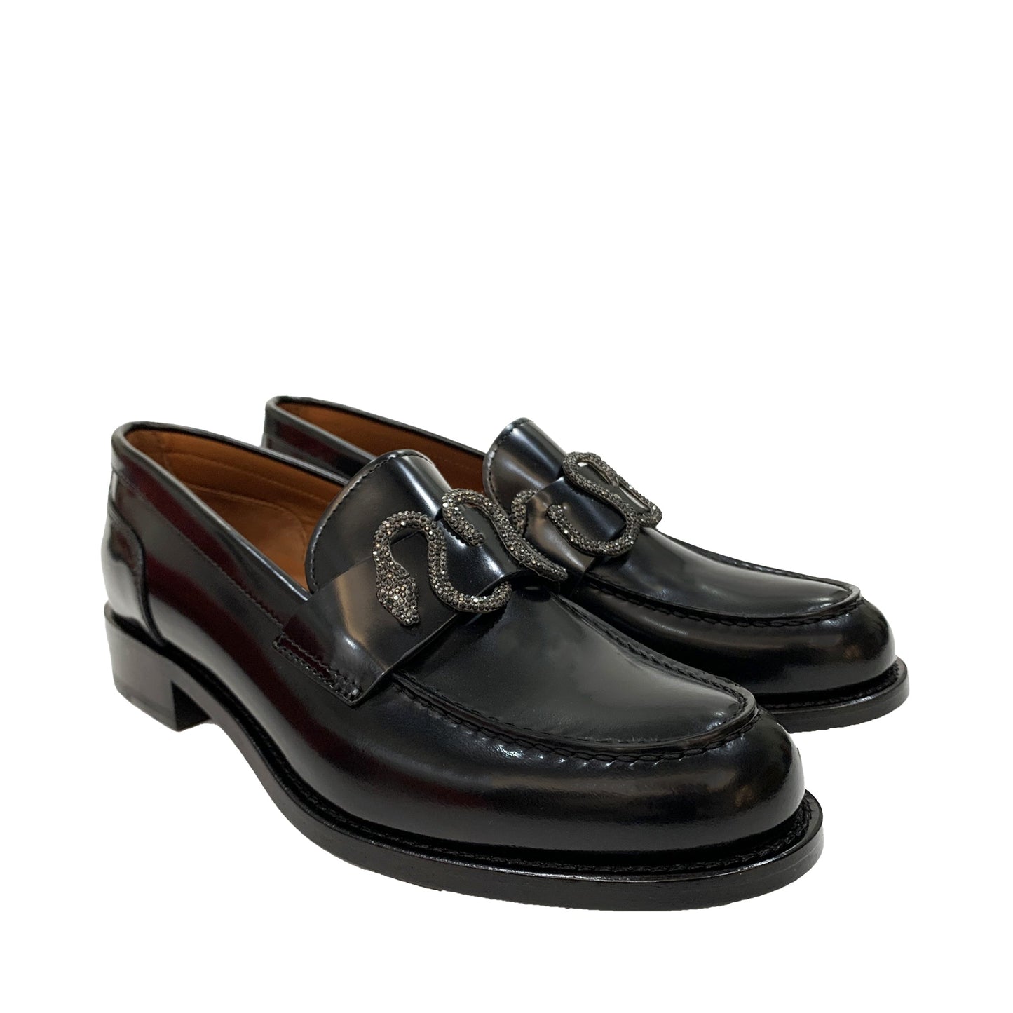 Rene Caovilla Crystal Embellished Loafer | Designer code: C11419020 | Luxury Fashion Eshop | Lamode.com.hk