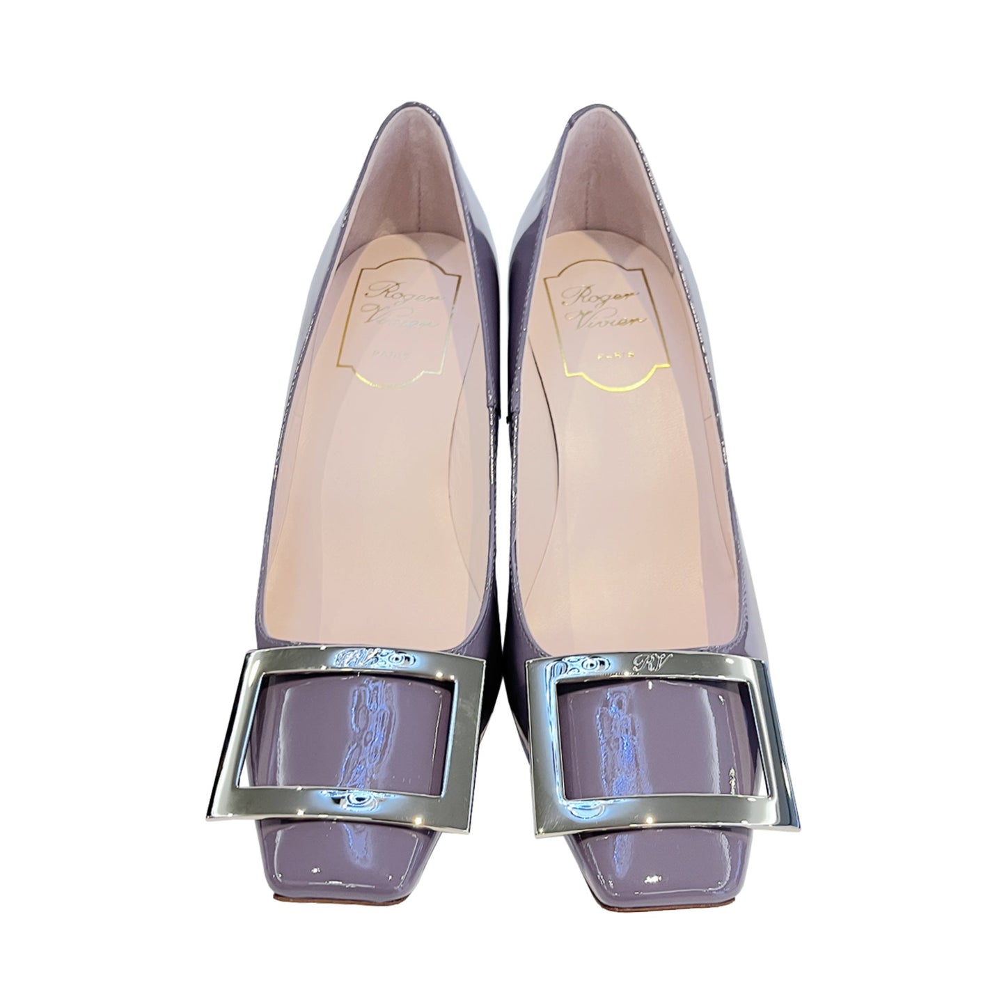 Roger Vivier Trompette Pumps In Patent Leather | Designer code: RVW40015280D1P | Luxury Fashion Eshop | Lamode.com.hk