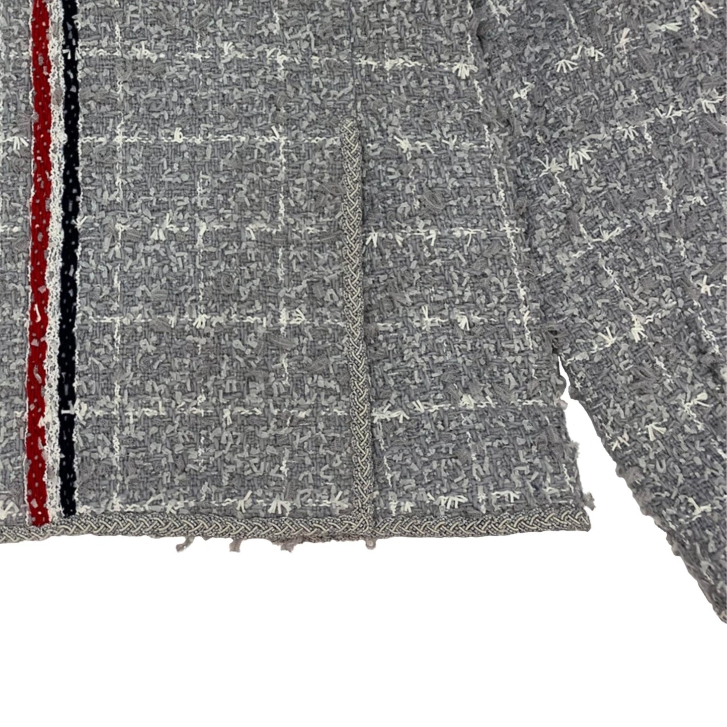 Thom Browne Tweed Single Breasted Blazer | Designer code: FBC812EF0054 | Luxury Fashion Eshop | Lamode.com.hk
