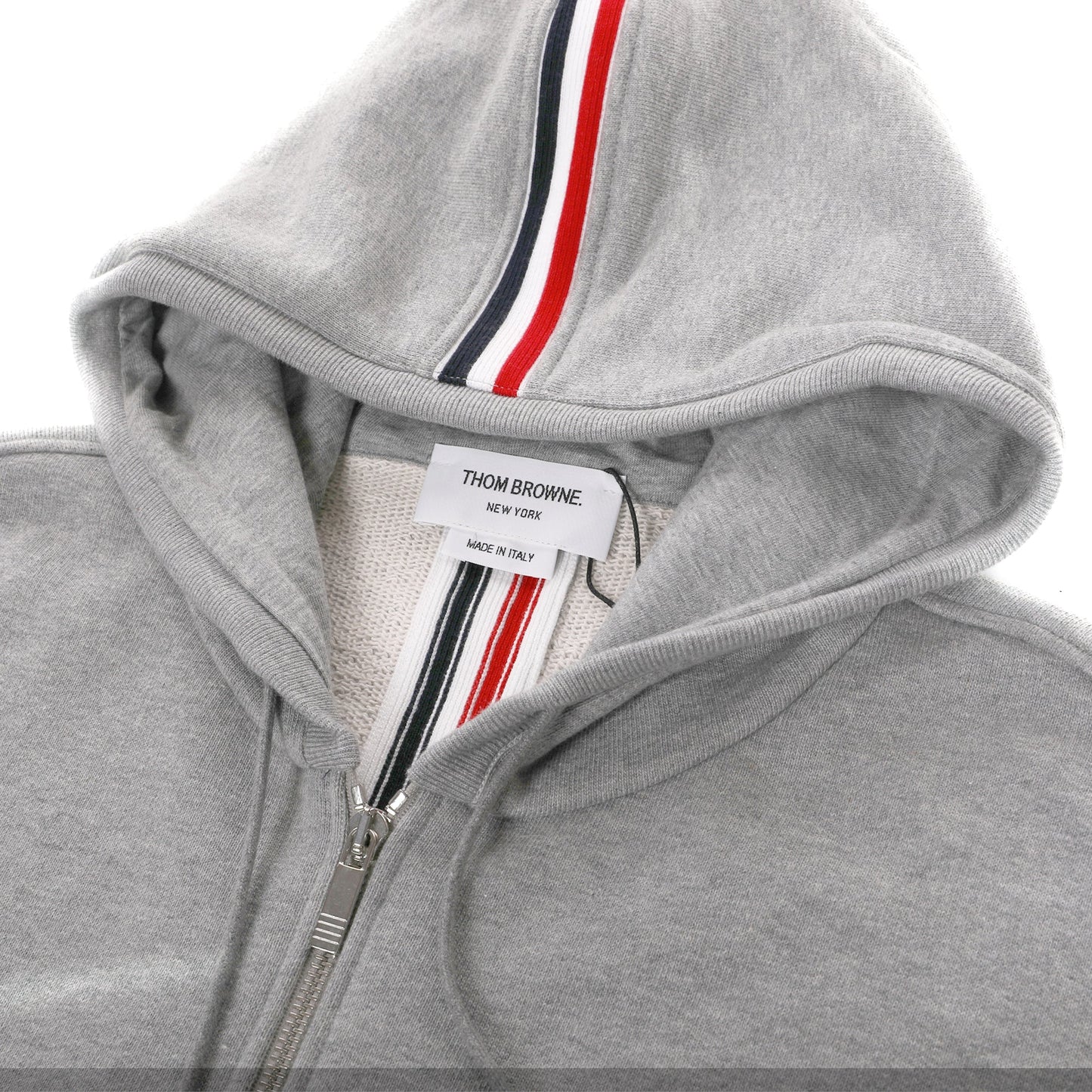 Thom Browne Center Back Stripe Loopback Hoodie | Designer code: MJT153A03377 | Luxury Fashion Eshop | Lamode.com.hk