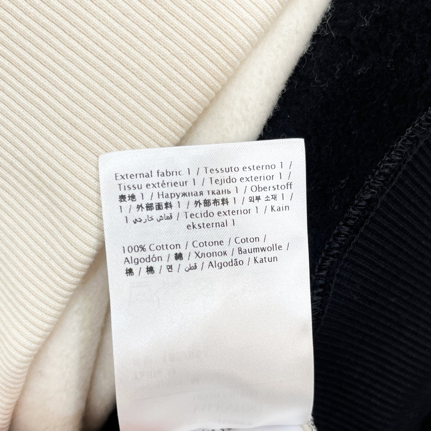 Valentino Vltn Two Tone Hoodie | Designer code: 1V3MF23C8Q3 | Luxury Fashion Eshop | Lamode.com.hk