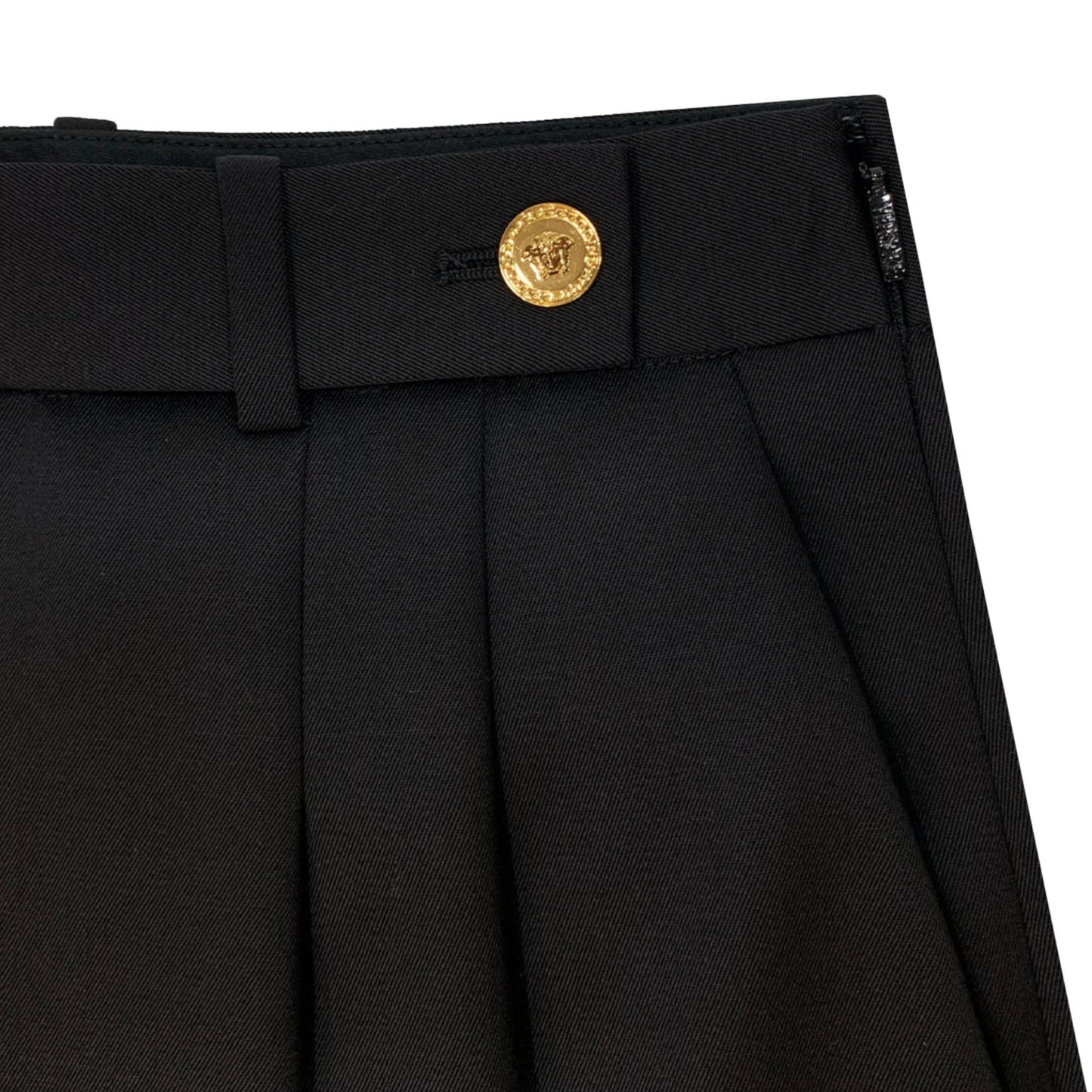 Versace Medusa Button Pleated Skirt | Designer code: 10073981A05158 | Luxury Fashion Eshop | Lamode.com.hk