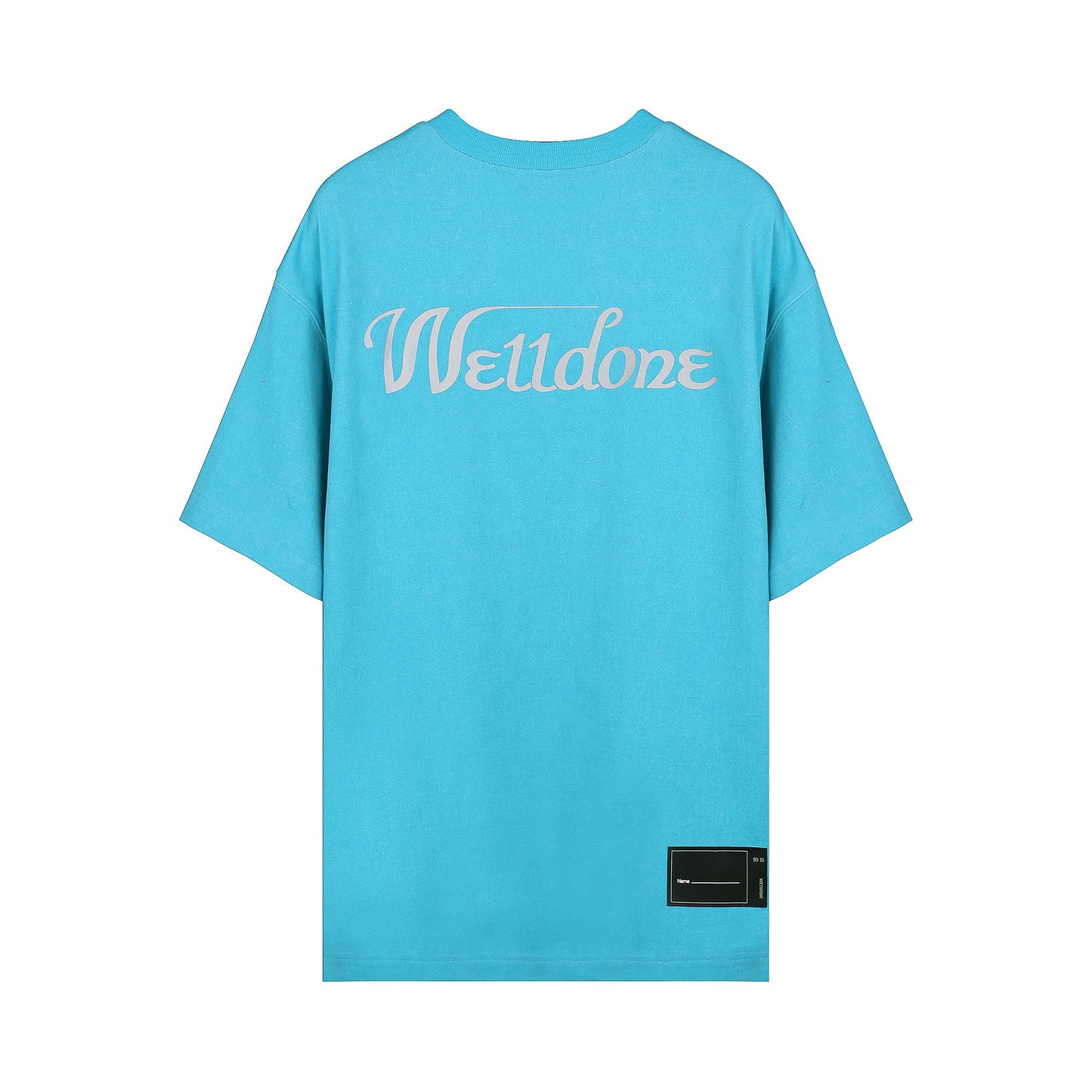 We11done Logo Print Oversized T-shirt | Designer code: WDTP519930 | Luxury Fashion Eshop | Lamode.com.hk