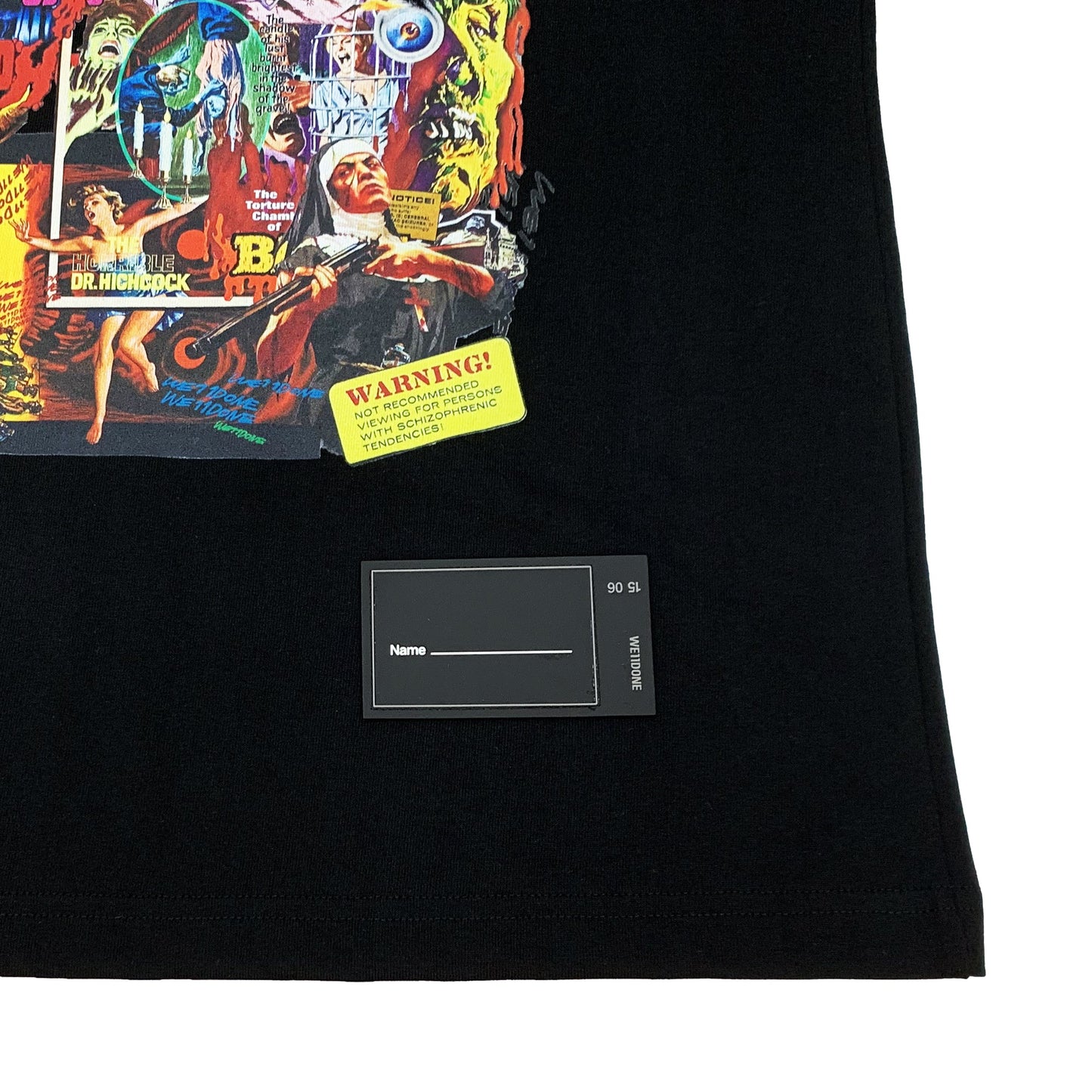 We11done Horror Collage T-Shirt | Designer code: WDTP519900 | Luxury Fashion Eshop | Lamode.com.hk