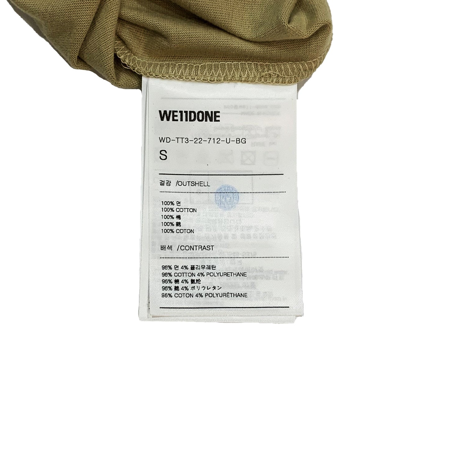 We11done Logo Print LS T-shirt | Designer code: WDTT322712 | Luxury Fashion Eshop | Lamode.com.hk