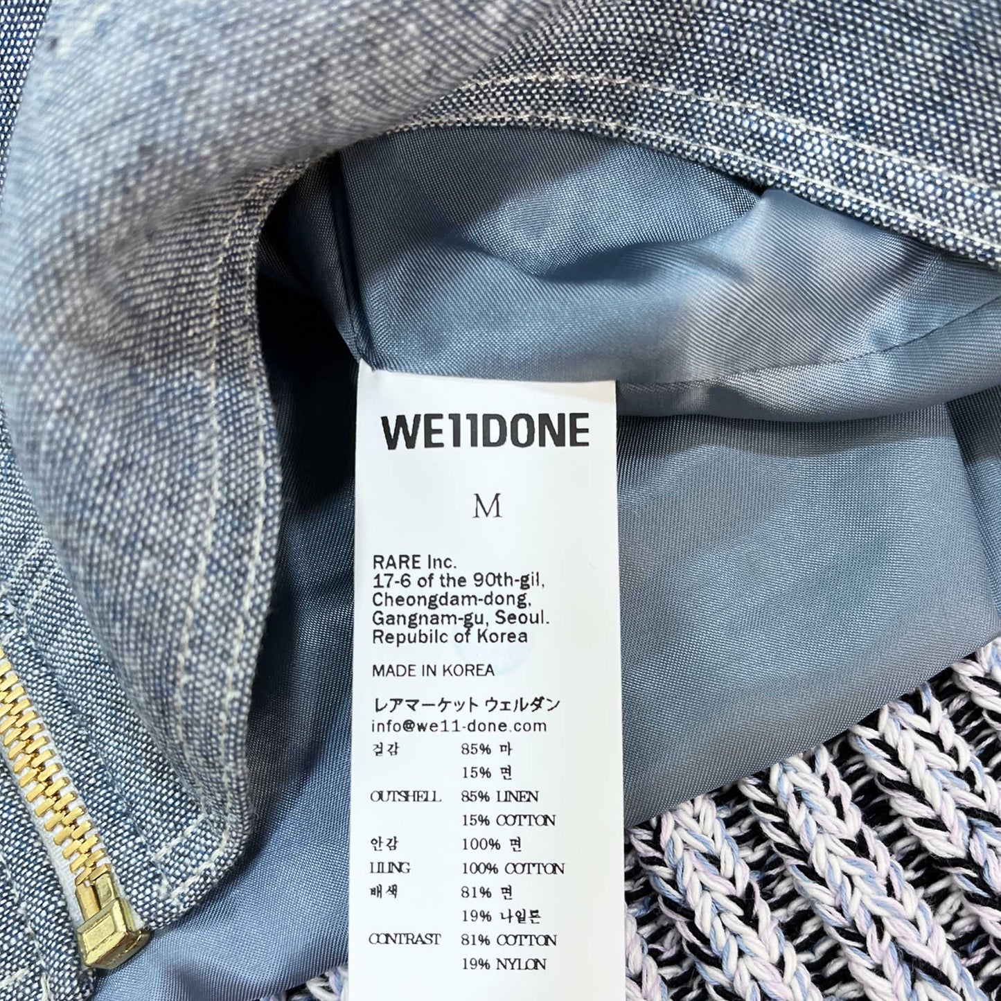 We11done Surf Print Jacket | Designer code: WDJP021008 | Luxury Fashion Eshop | Lamode.com.hk