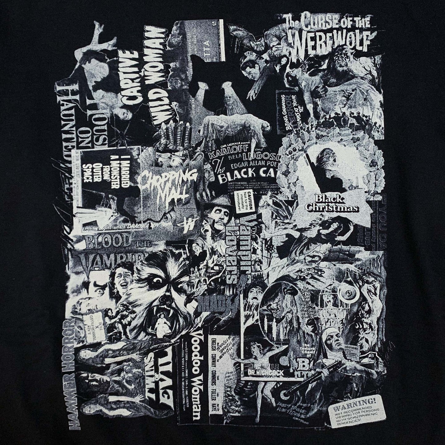 We11done Horror Collage Hoodie | Designer code: WDTH322744 | Luxury Fashion Eshop | Lamode.com.hk