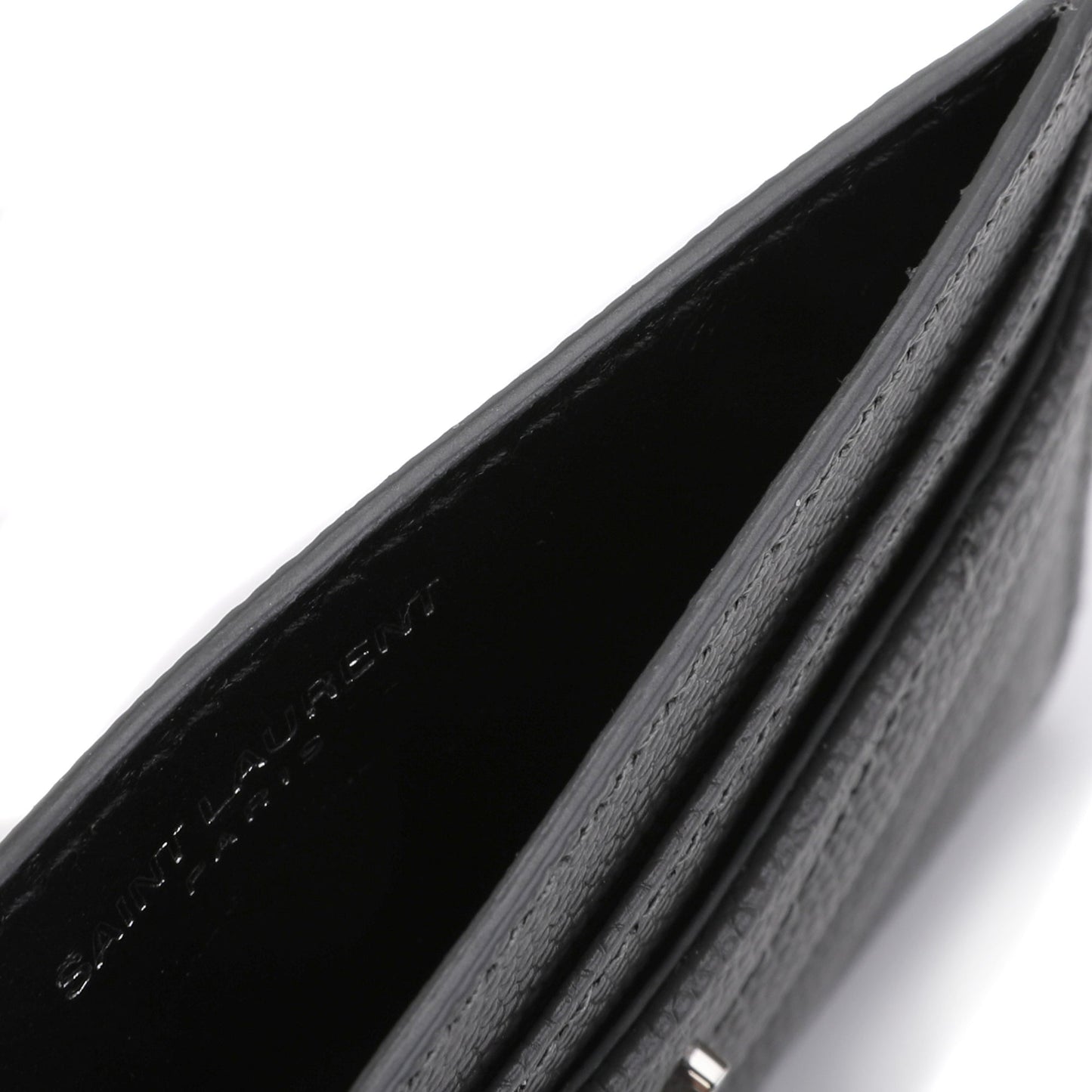 Saint Laurent Quilted Monogram Cardholder | Designer code: 423291BOW02 | Luxury Fashion Eshop | Lamode.com.hk