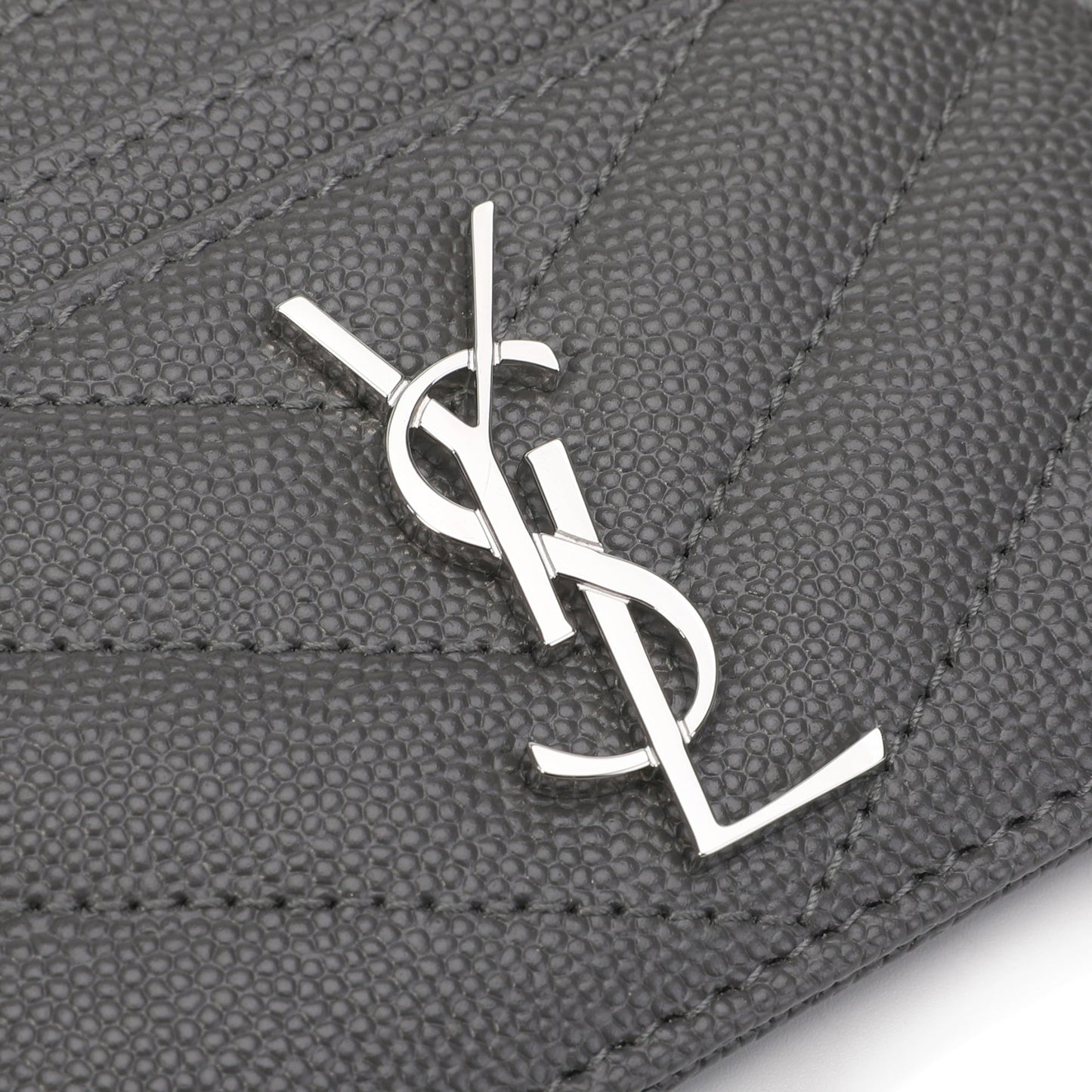 Saint Laurent Quilted Monogram Cardholder | Designer code: 423291BOW02 | Luxury Fashion Eshop | Lamode.com.hk