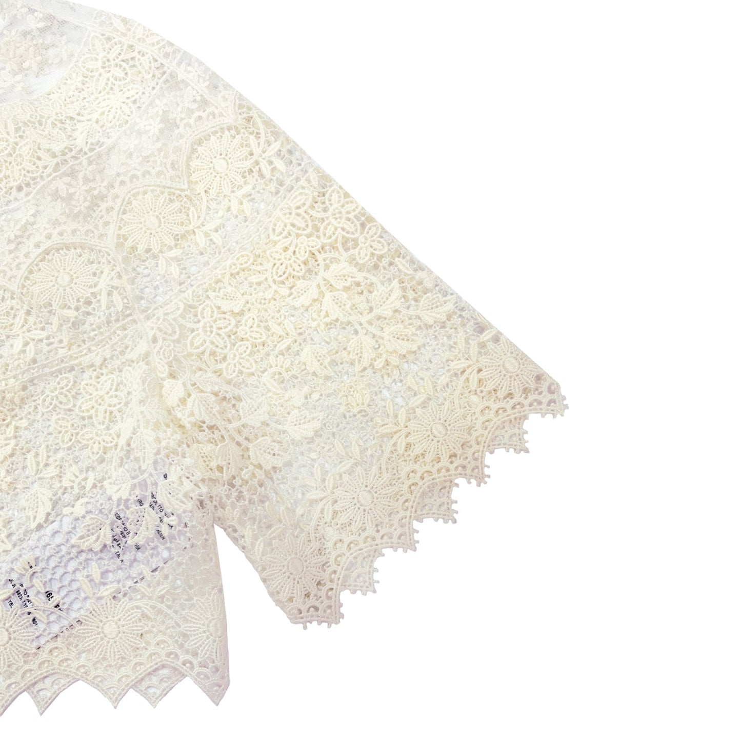 Saint Laurent Top In Floral Lace | Designer code: 682303Y9E05 | Luxury Fashion Eshop | Lamode.com.hk