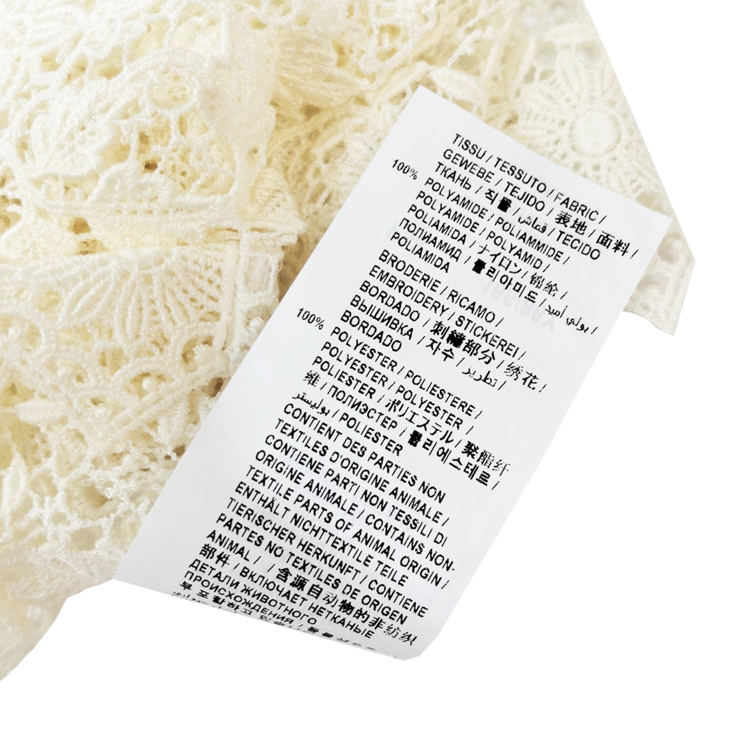 Saint Laurent Top In Floral Lace | Designer code: 682303Y9E05 | Luxury Fashion Eshop | Lamode.com.hk