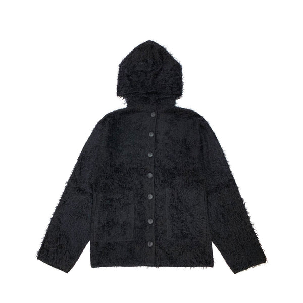 Balenciaga Brushed Wool Hooded Cardigan | Designer code 