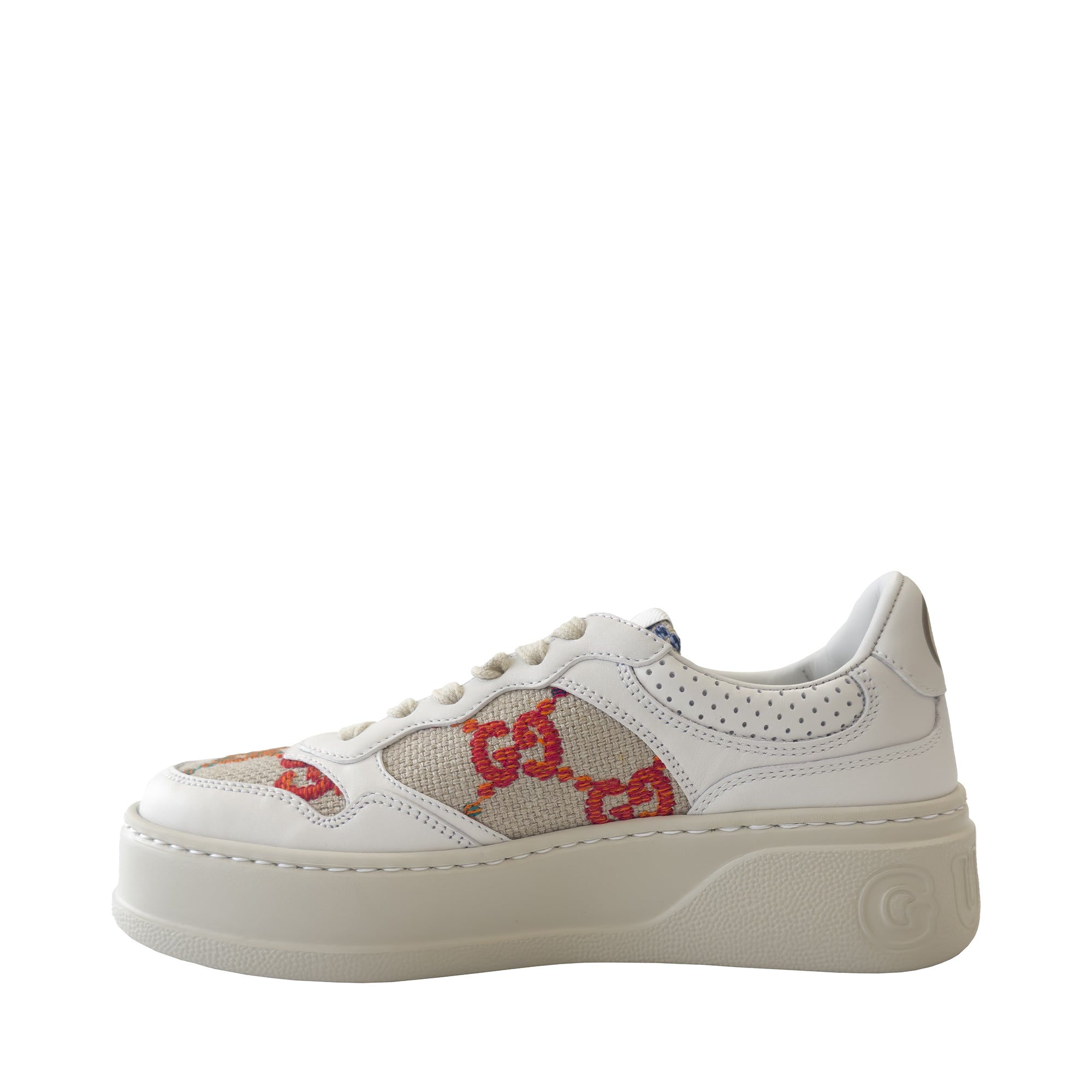 GUCCI GG MONOGRAM EMBROIDERED LOW TOP SNEAKER – La Mode