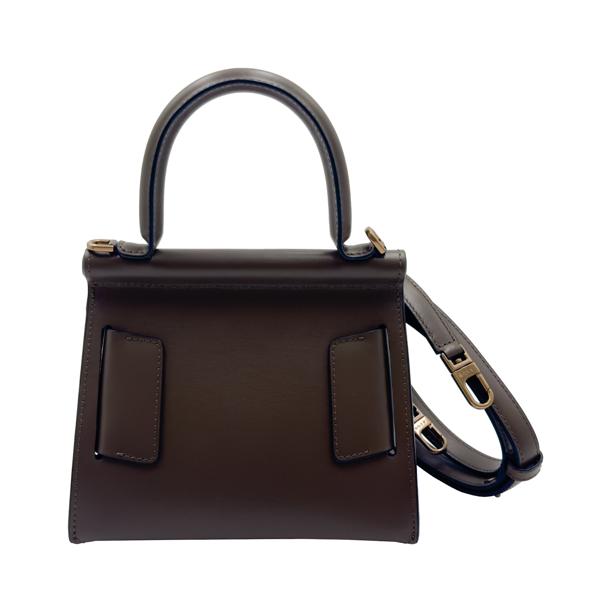 BOYY KARL 19 KHAKI BROWN GOLD BUCKLE HANDBAG – La Mode