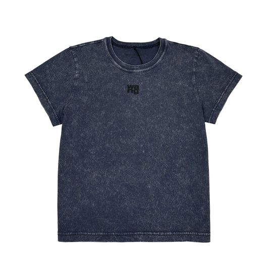 T BY ALEXANDER WANG T-SHIRT WITH PUFF LOGO
