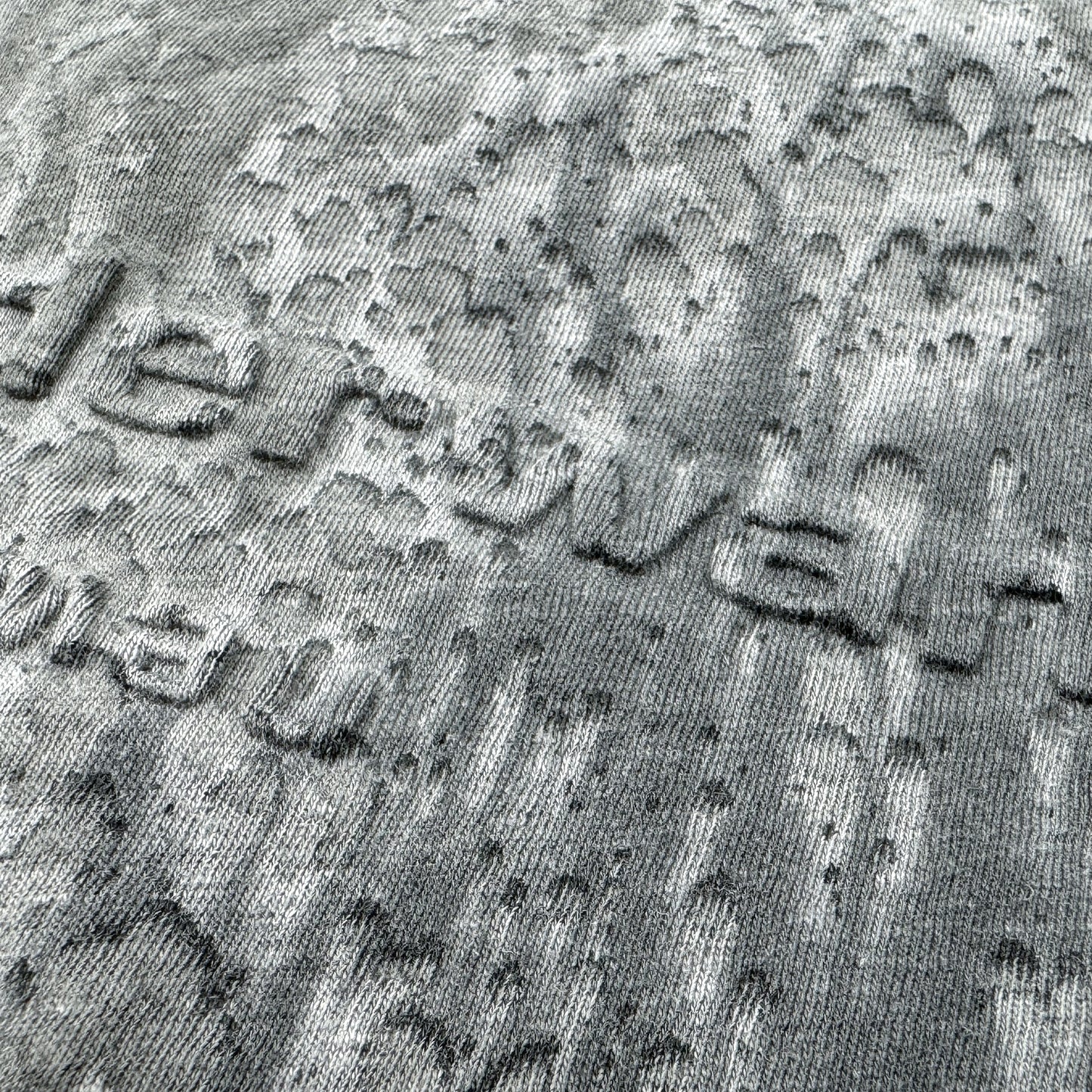 ALEXANDER WANG EMBOSSED LOGO COTTON T-SHIRT