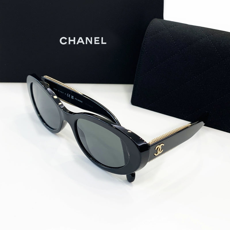Chanel oval sunglasses hotsell
