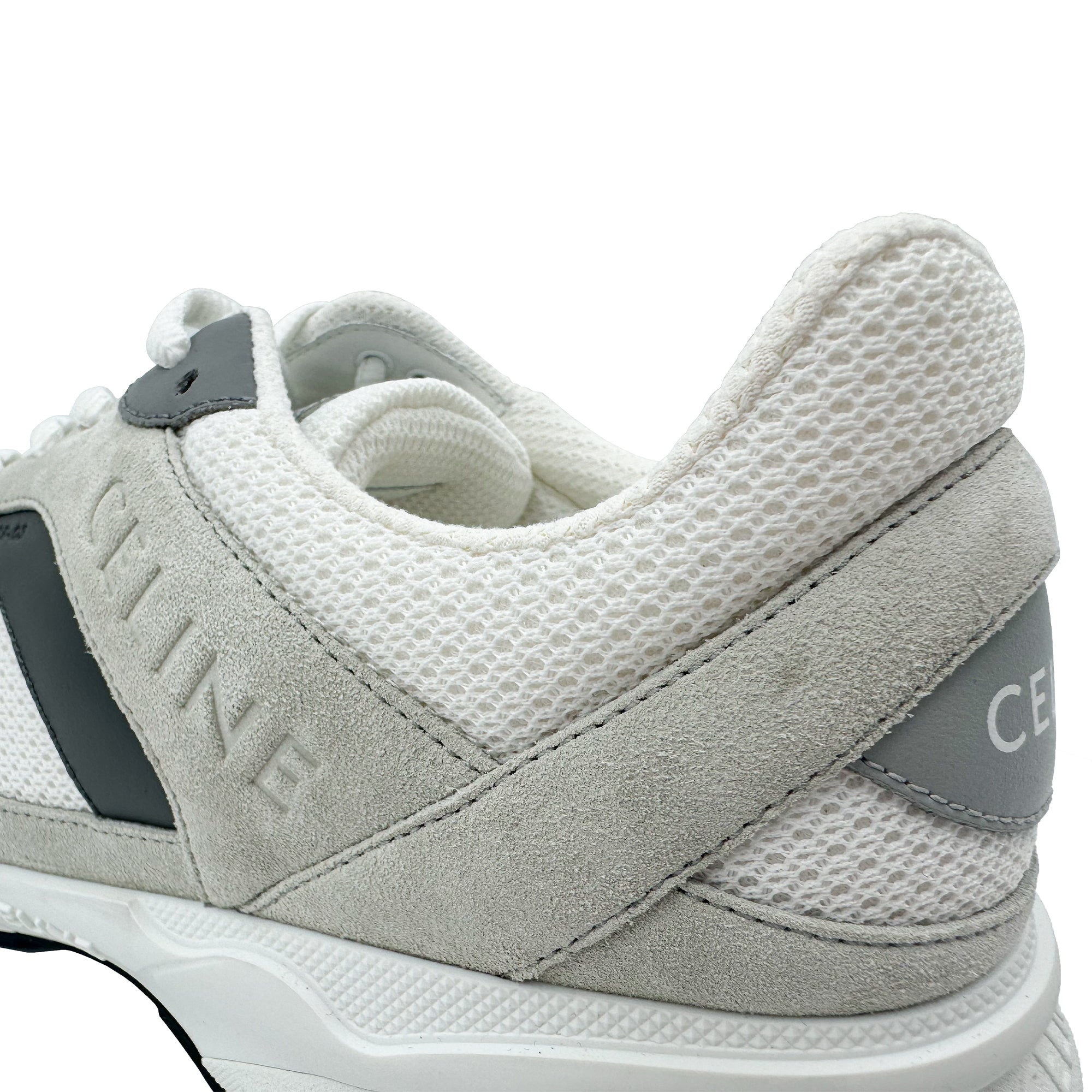 CELINE CR-03 LOW LACE-UP SNEAKER IN GREY – La Mode