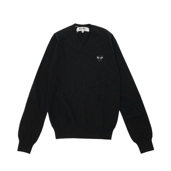 Comme Des Garcons Play Heart Patch Sweater