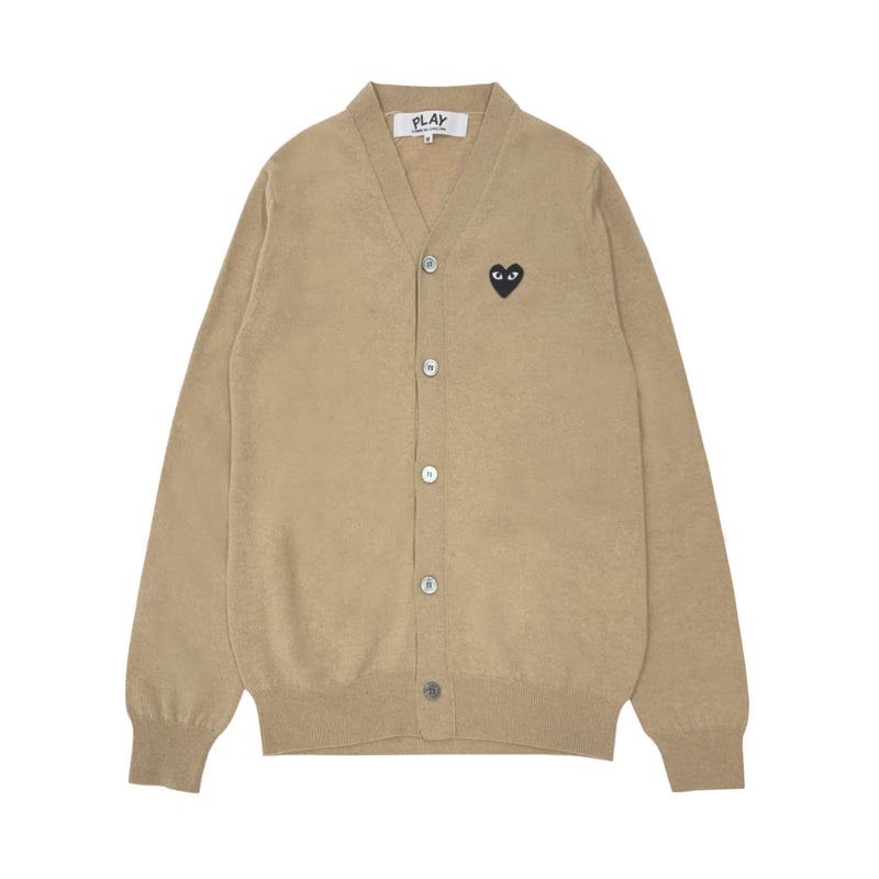 Comme Des Garcons Play Heart Patch Cardigan