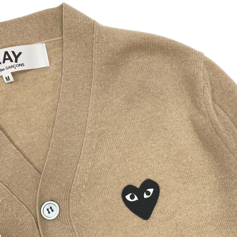 Comme Des Garcons Play Heart Patch Cardigan