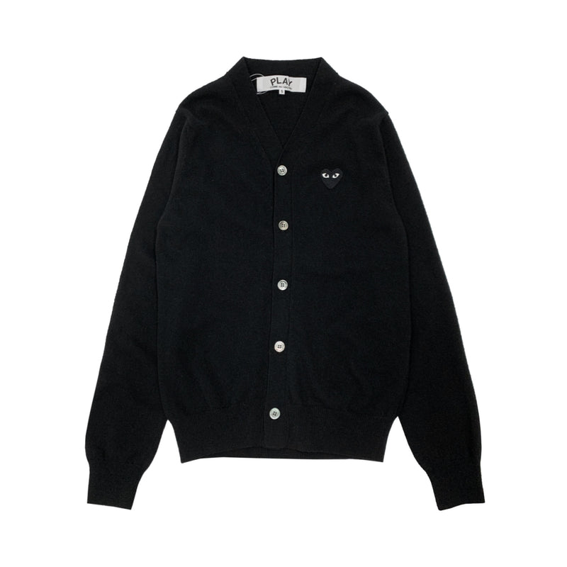 Comme Des Garcons Play Heart Patch Cardigan