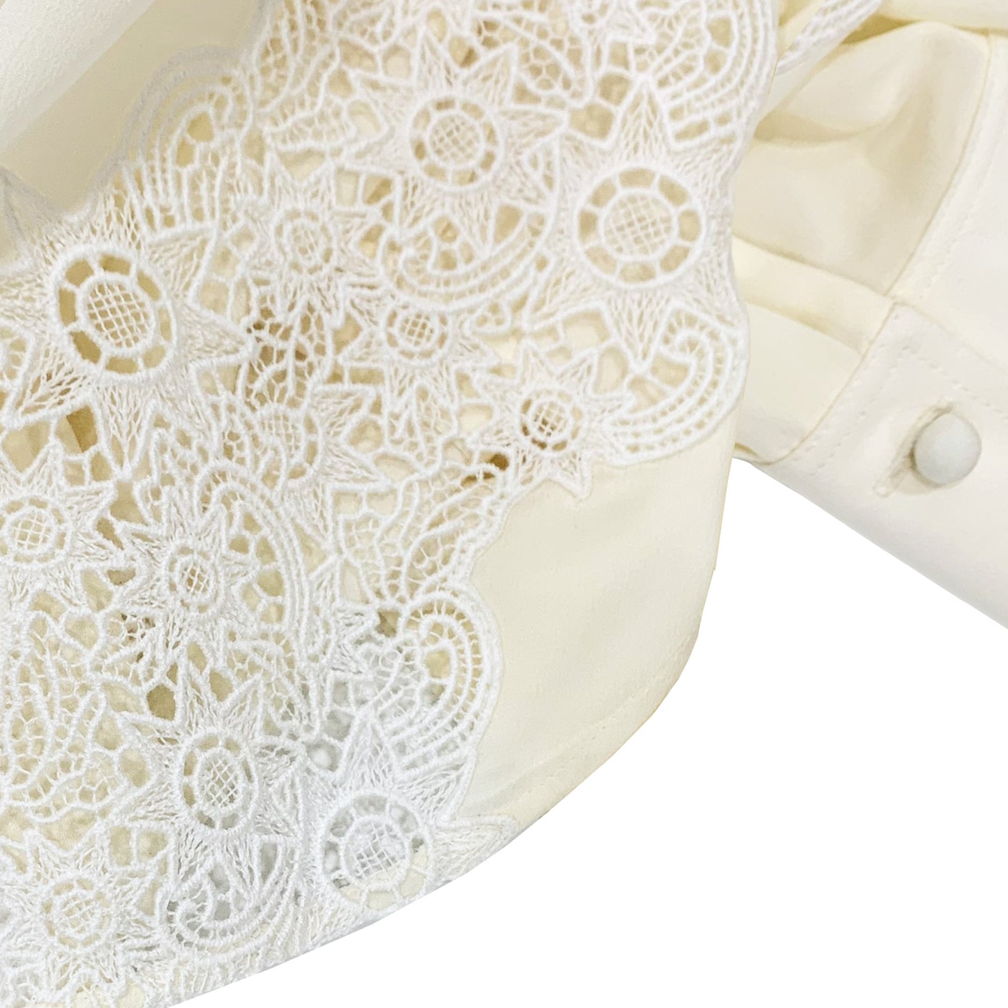 Chloe Guipure Detail Silk Shirt