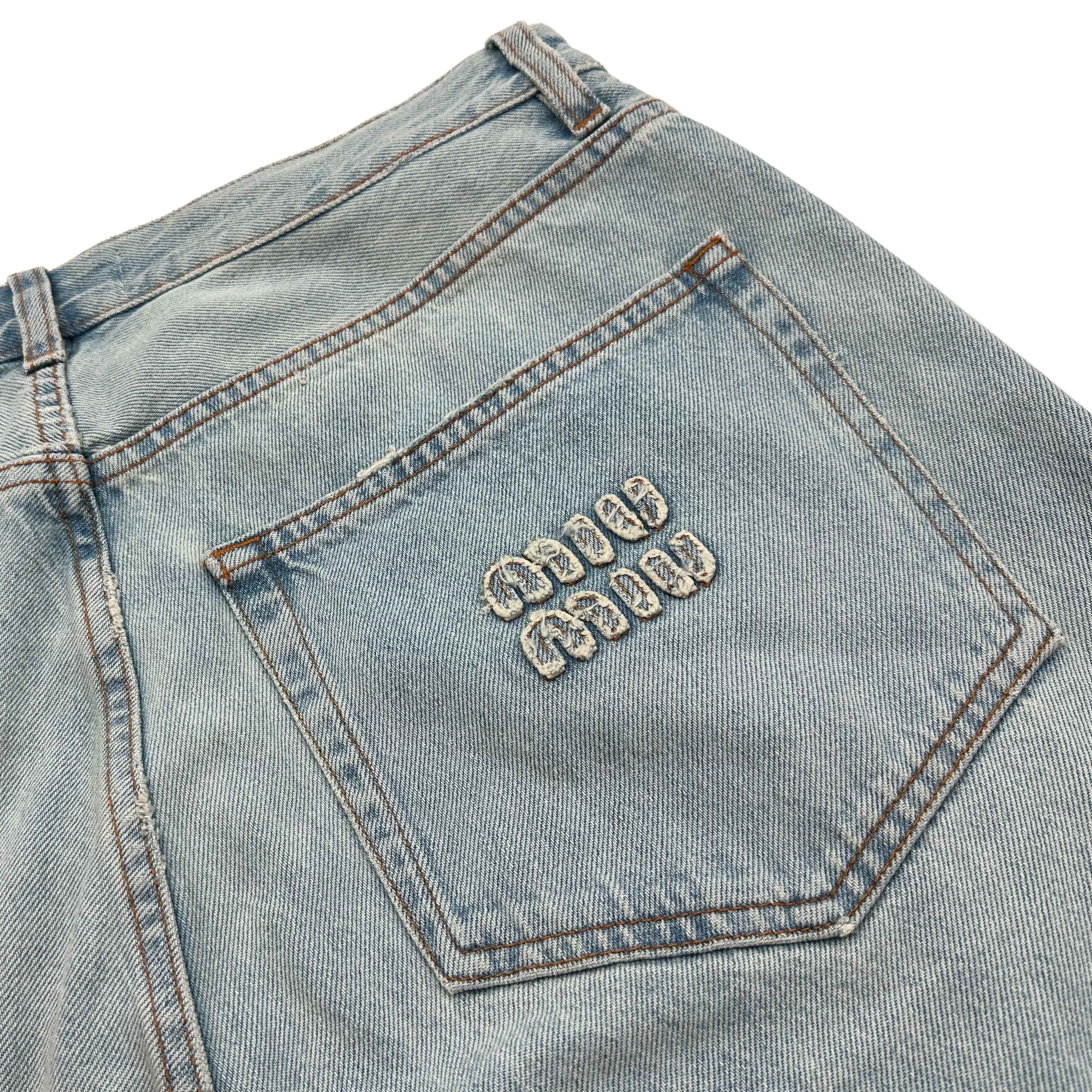 Miu Miu｜JEANS (GWP503 14QU F0013) MIU MIU DENIM JEANS – La Mode