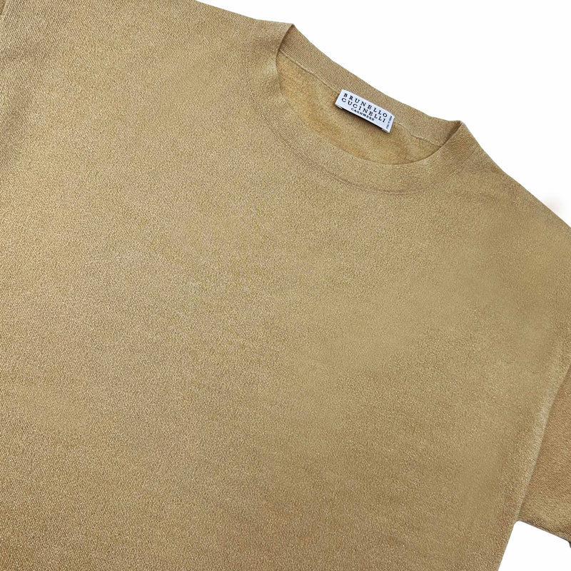 BRUNELLO CUCINELLI CASHMERE AND SILK T-SHIRT