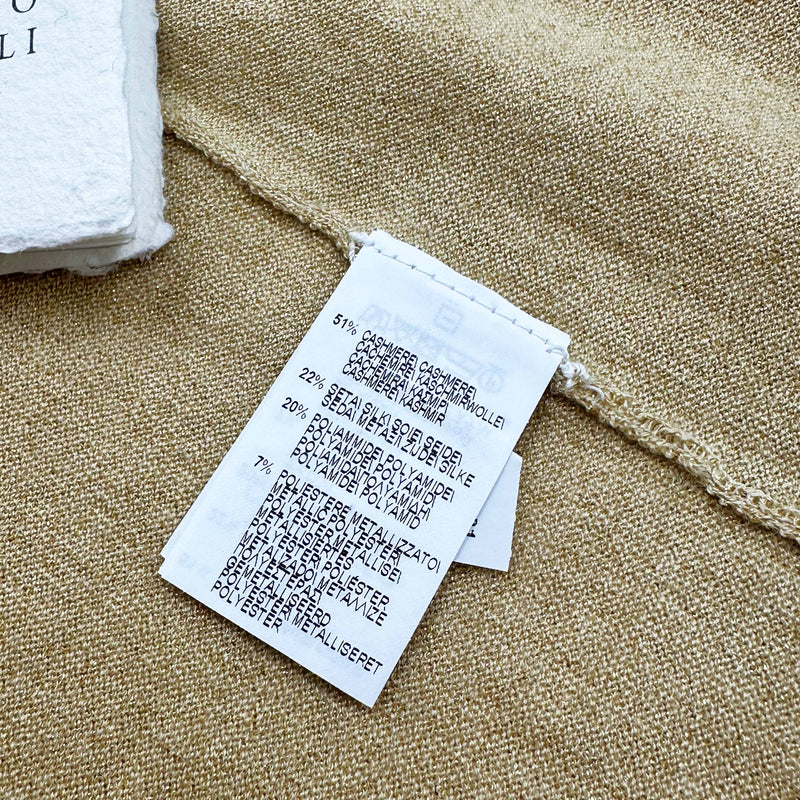 BRUNELLO CUCINELLI CASHMERE AND SILK T-SHIRT