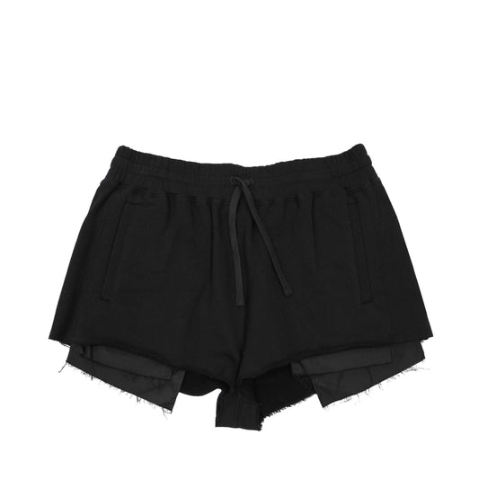 Miu Miu Drawstring Cotton Shorts
