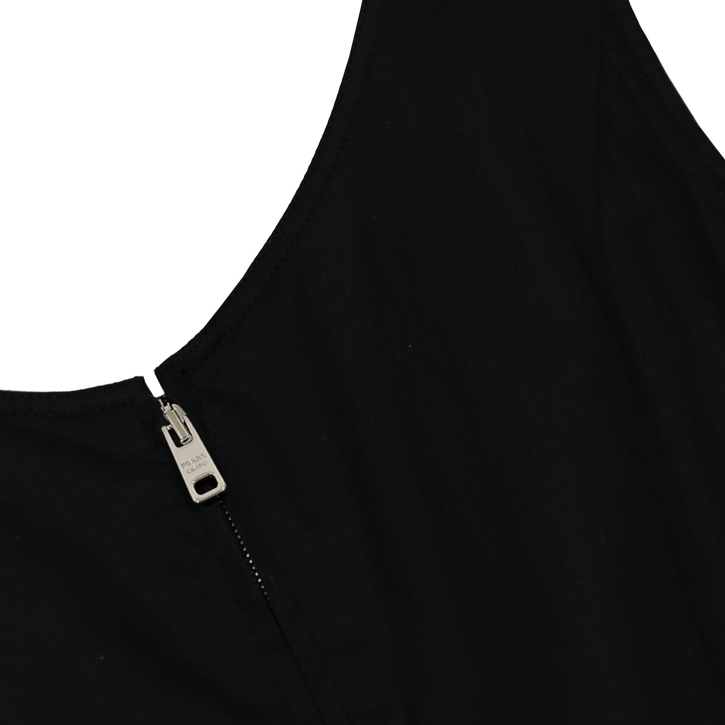 Prada Logo Plaque Dress