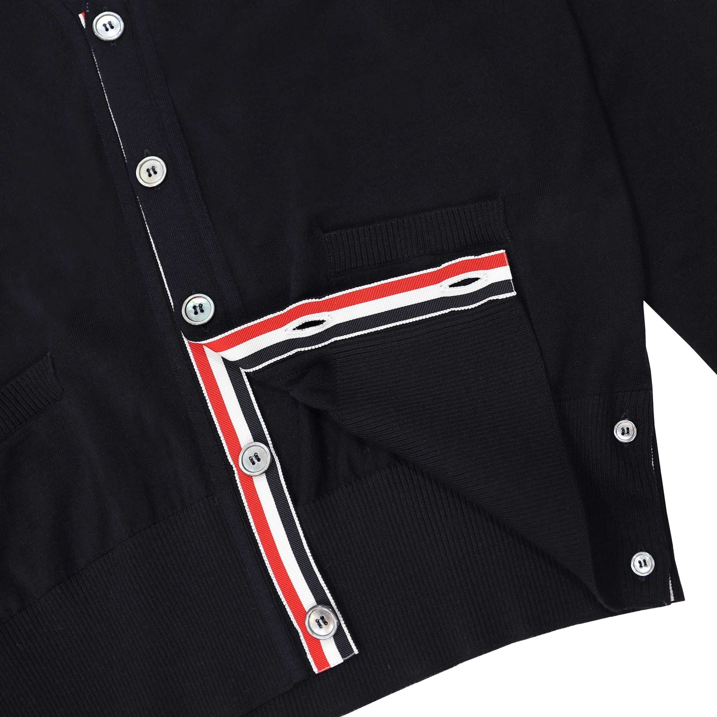 Thom Browne 4-Bar Knitted Cardigan