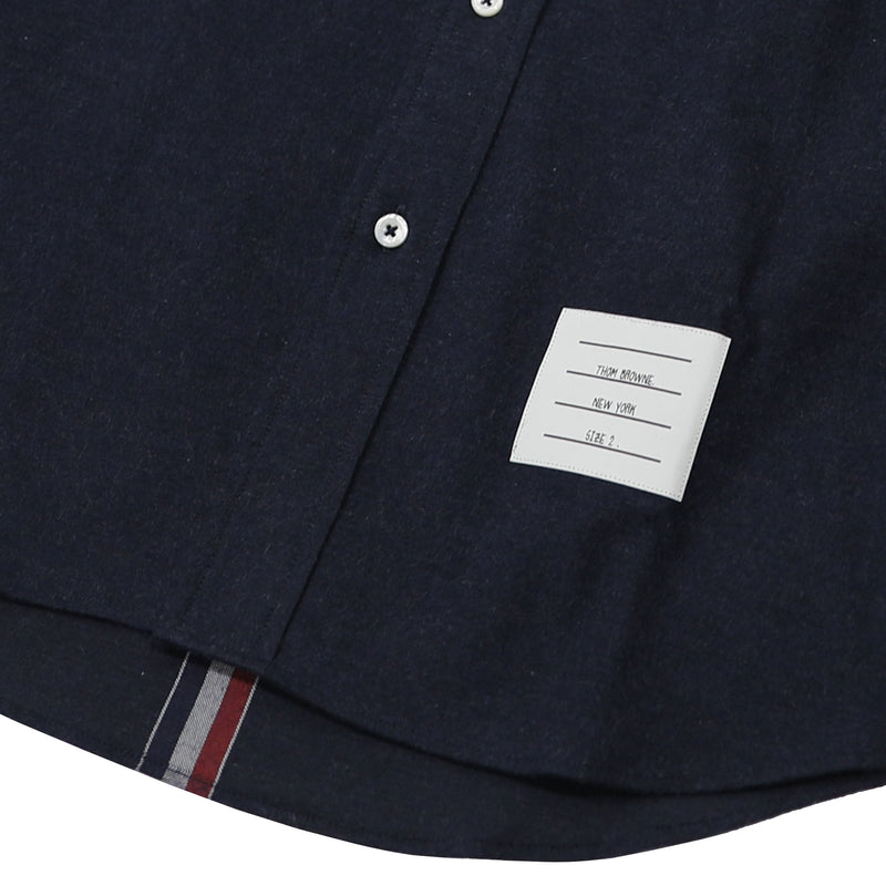 Thom Browne Logo Patch Detail Shirt