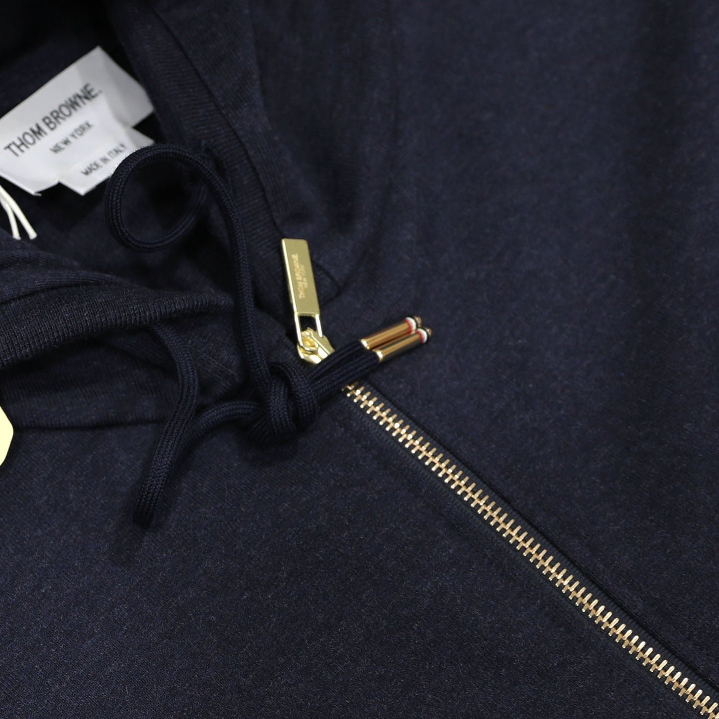 Thom Browne Anchor Zip Up Hoodie