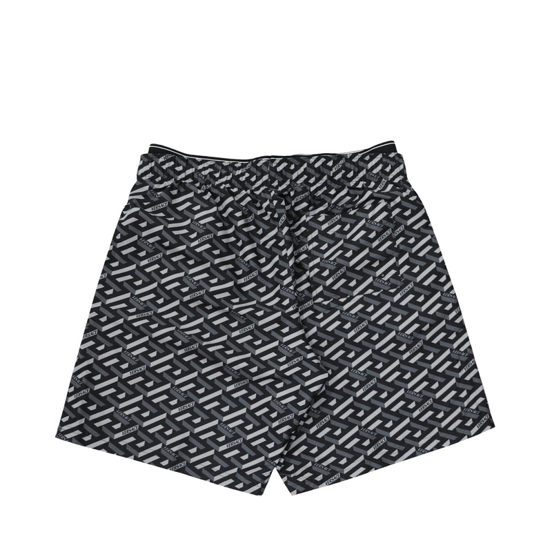 Versace Greca Print Swim Shorts