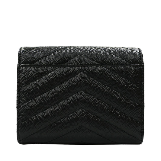 Saint Laurent Monogram Compact Tri-fold Wallet