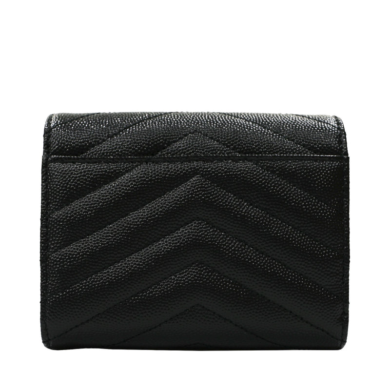 Saint Laurent Monogram Compact Tri-fold Wallet